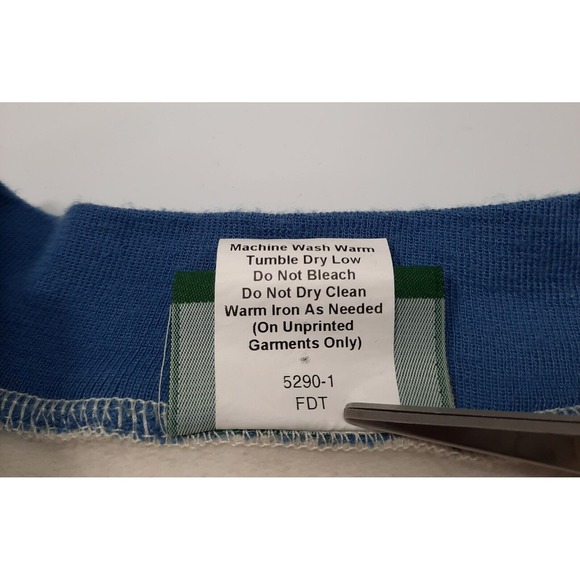 VTG Winter Scene Sweatshirt Wrap Around All Over Print Womens XL Horses Cardinal - Picture 11 of 13